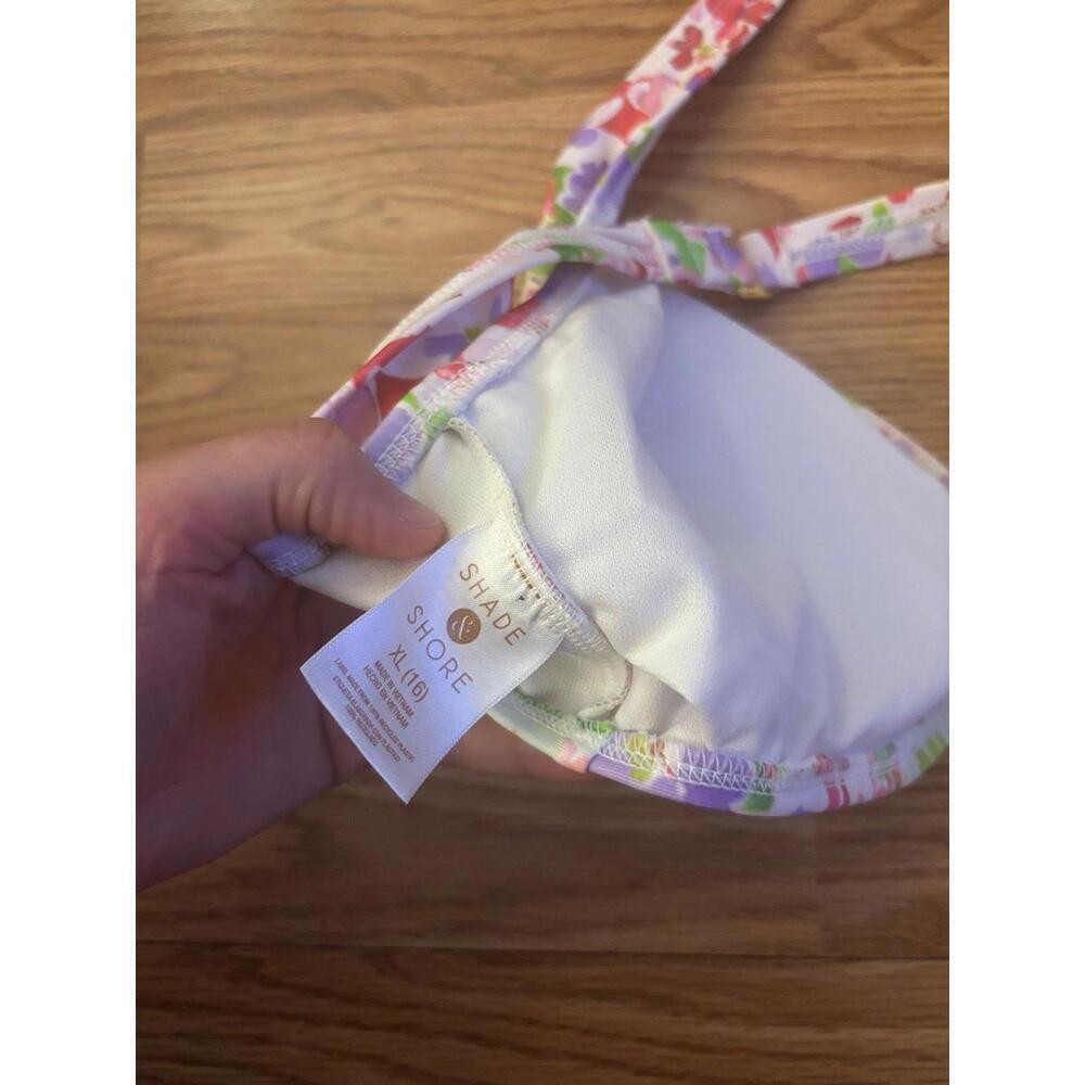 Shade & Shore Floral Bikini Top Size XL - Picture 6 of 6